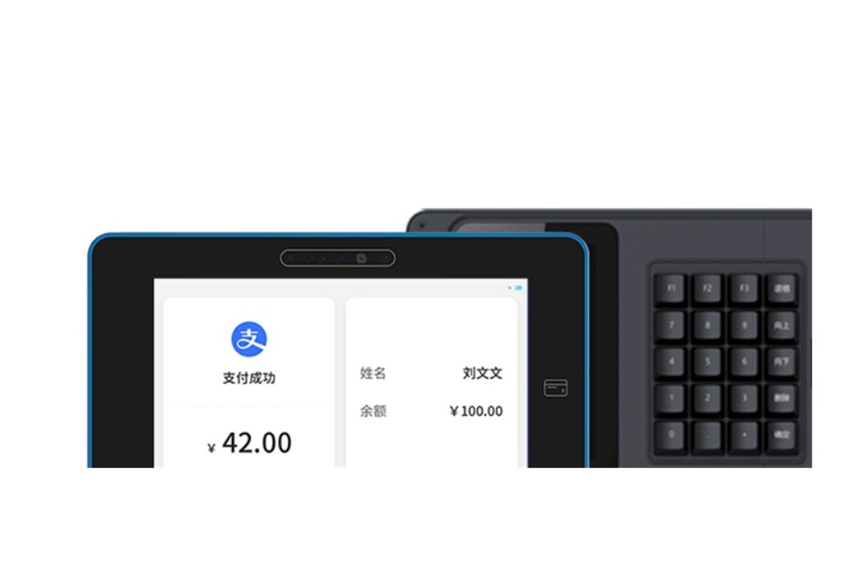 校园人脸识别消费机产品图