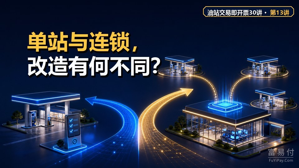 单站与连锁油站，交易即开票改造重点有什么不同？